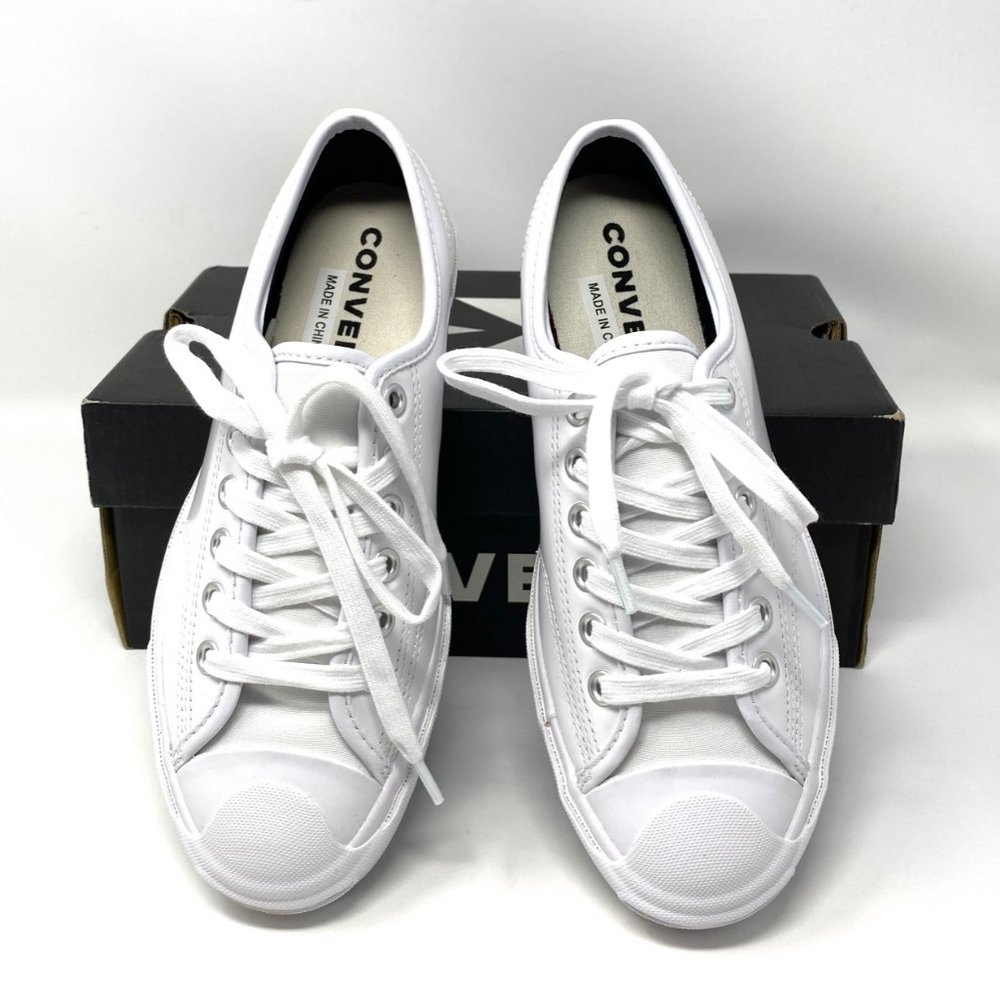 Converse JP White Leather Low Top Sneakers Casual Shoes Men's Size 11 168135C - Picture 3 of 11